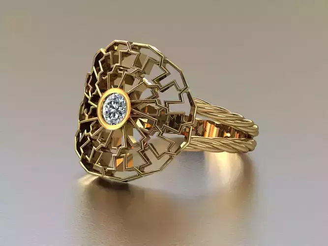 HISTORICAL RING 3D print model