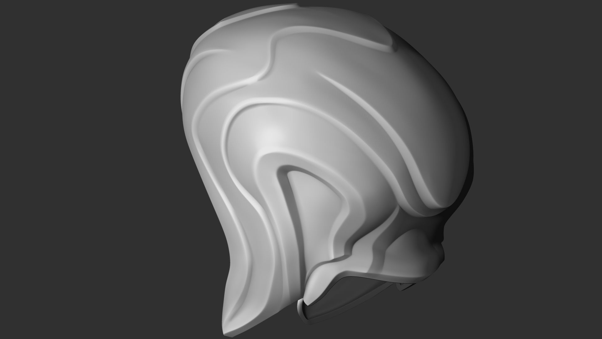 Fantasy Medieval Helmets 3D model_12