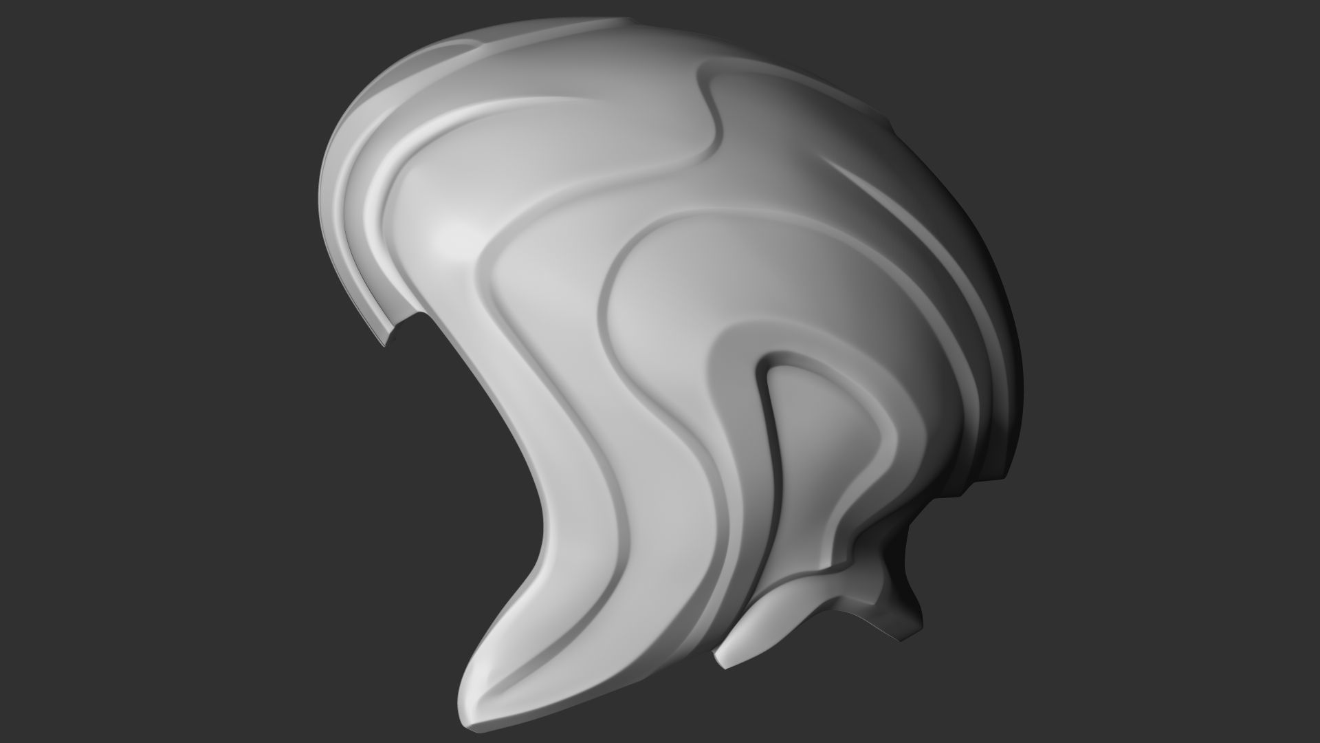 Fantasy Medieval Helmets 3D model_9