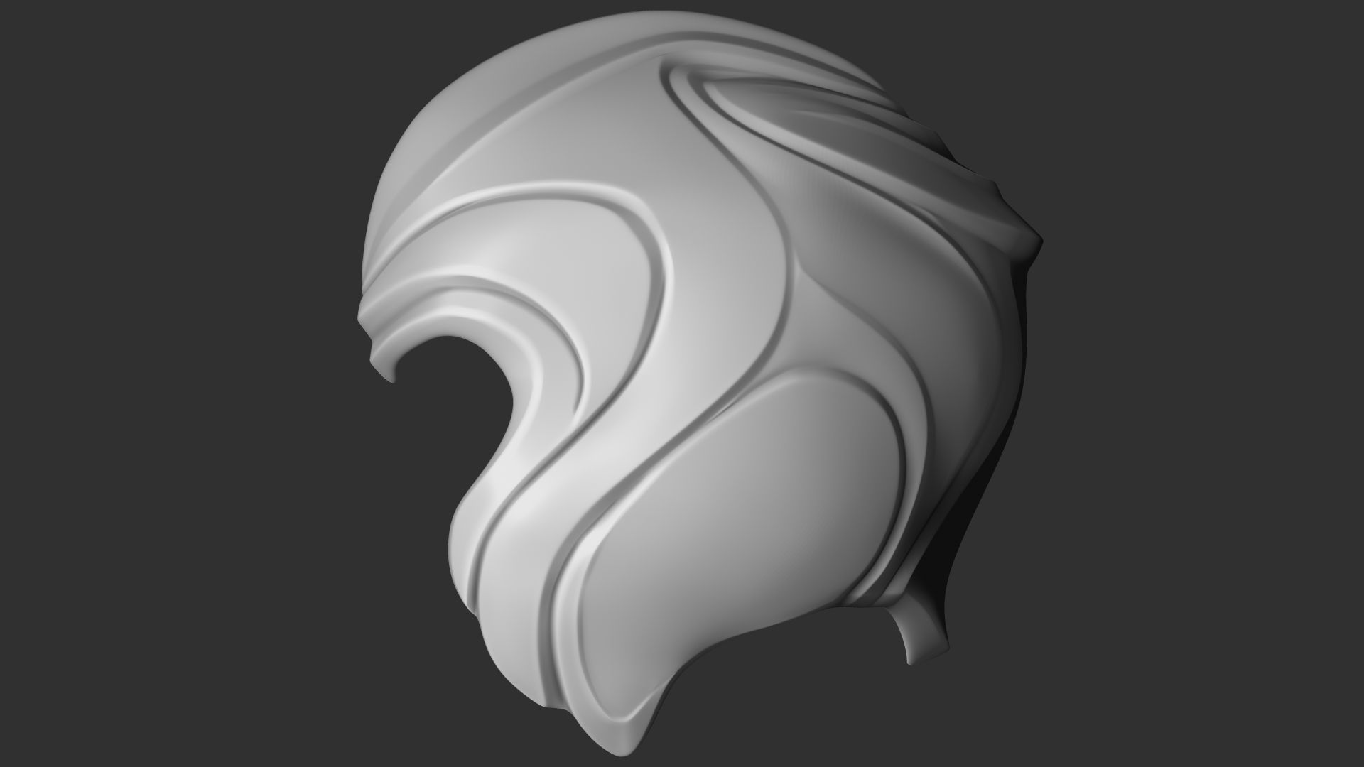 Fantasy Medieval Helmets 3D model_13
