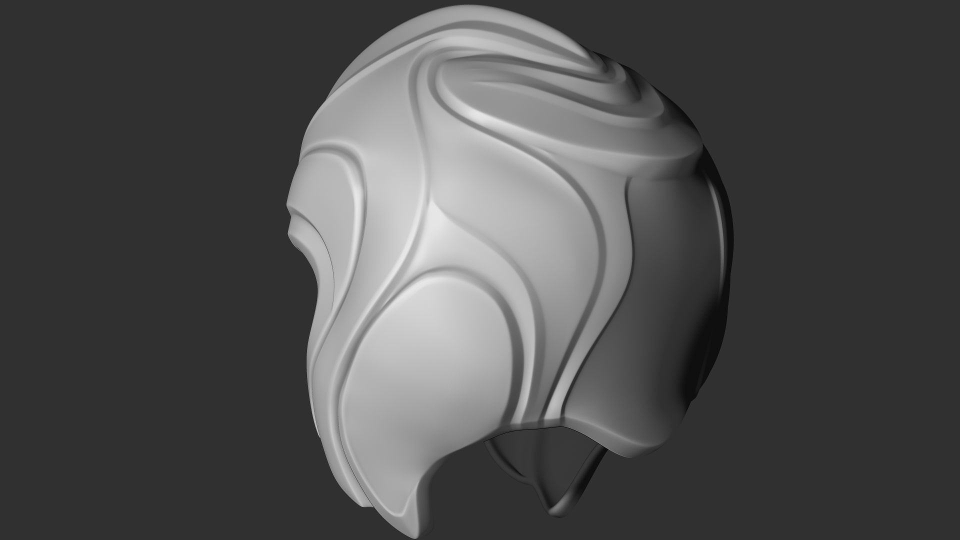 Fantasy Medieval Helmets 3D model_16