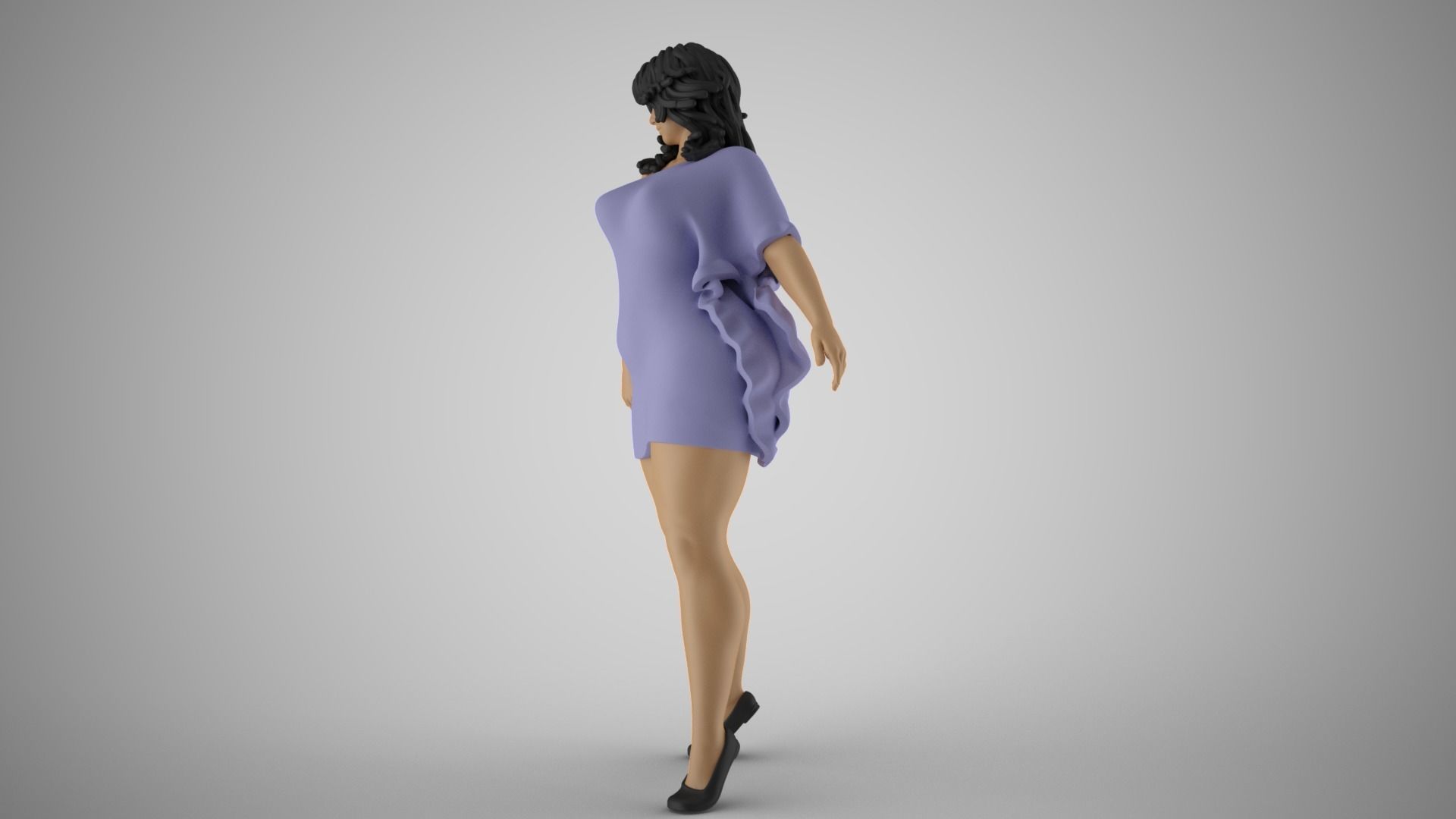 Roughneck Woman 3D print model_9