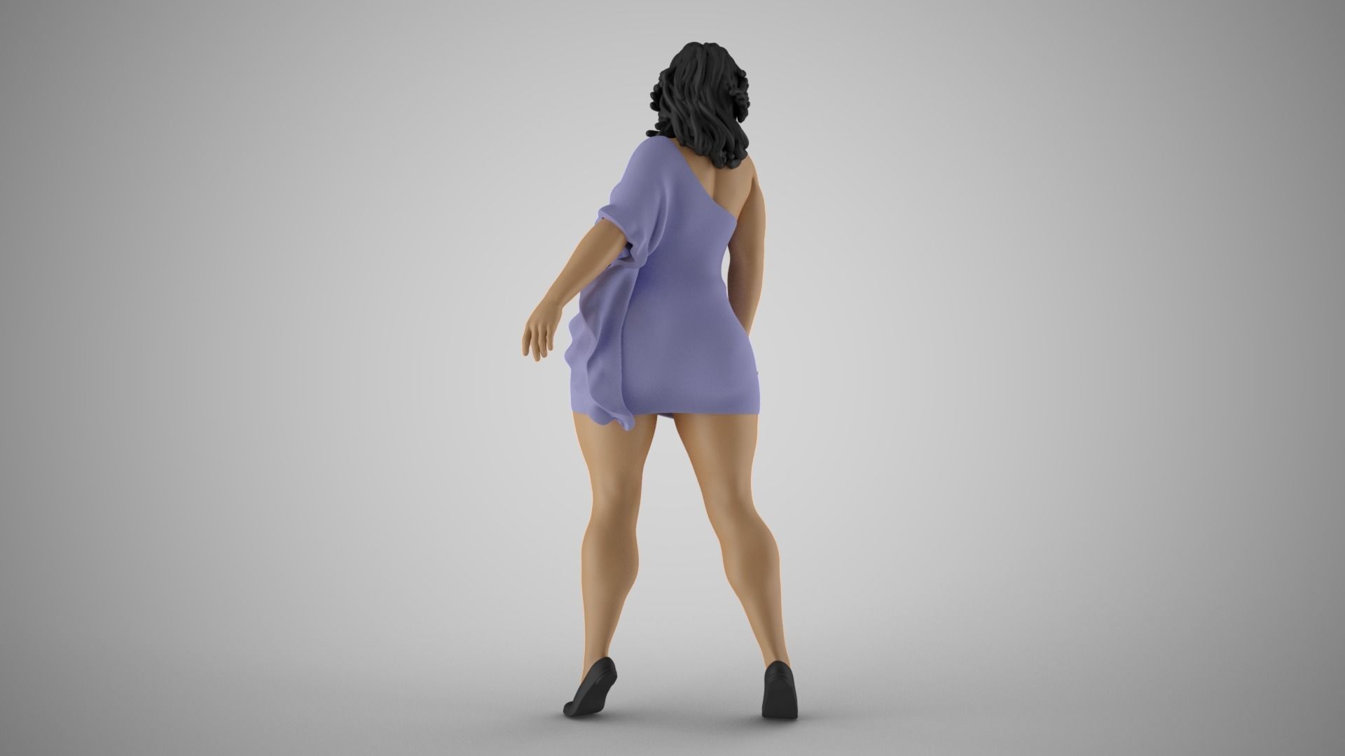 Roughneck Woman 3D print model_7
