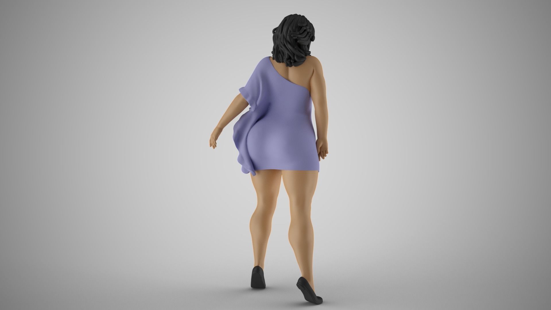 Roughneck Woman 3D print model_6