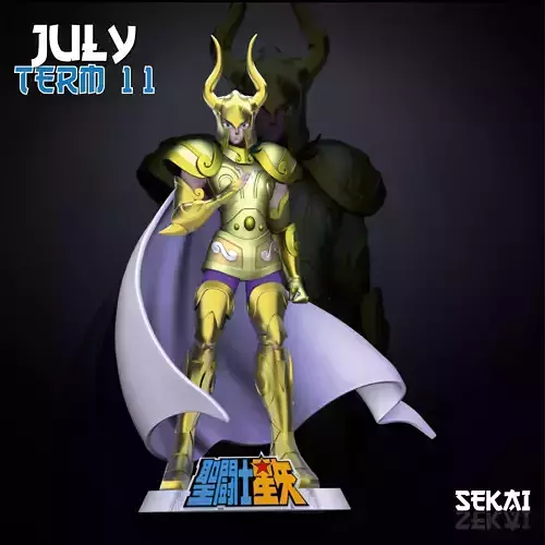 Shura Of Capricorn Sculpture Sekai 3D Models