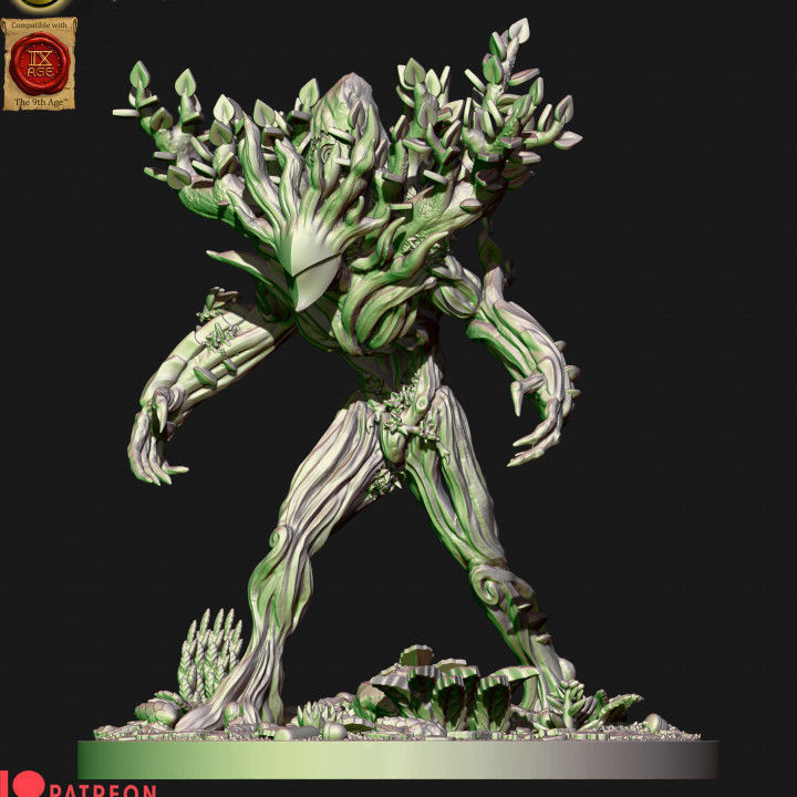 wood elf treekin 3D print model_10