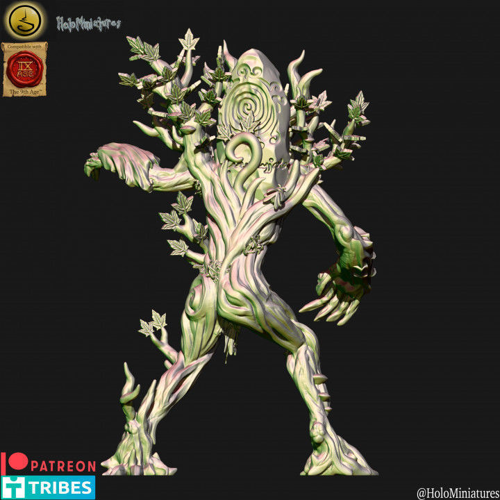 wood elf treekin 3D print model_8