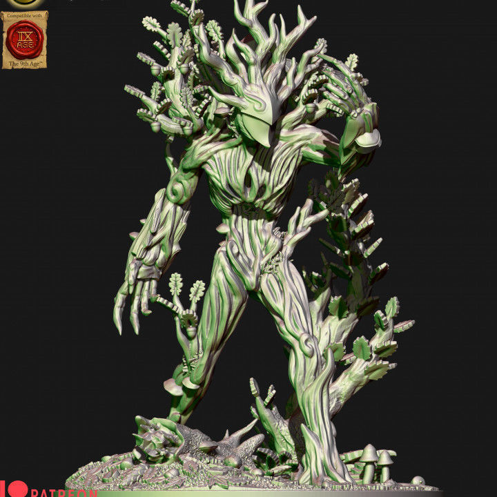 wood elf treekin 3D print model_3
