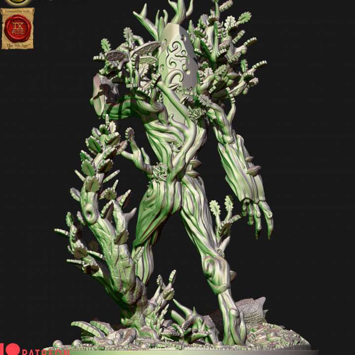 wood elf treekin 3D print model_5