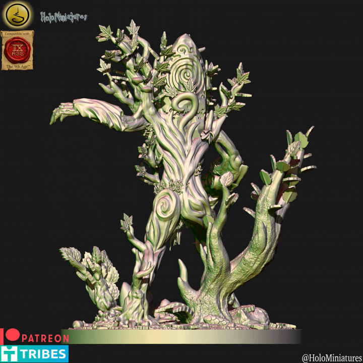 wood elf treekin 3D print model_1