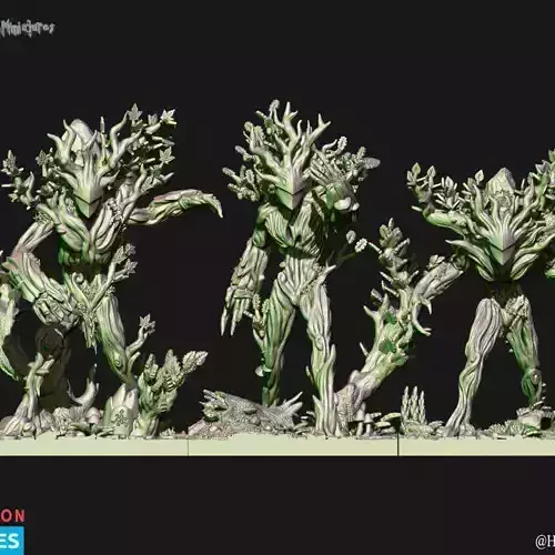 wood elf treekin 3D print model