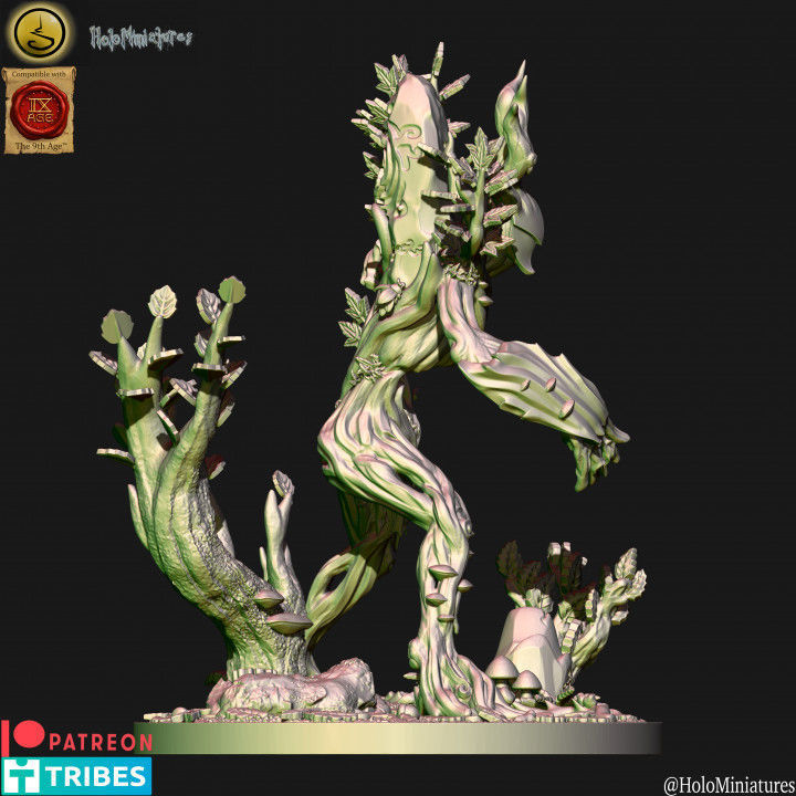 wood elf treekin 3D print model_9