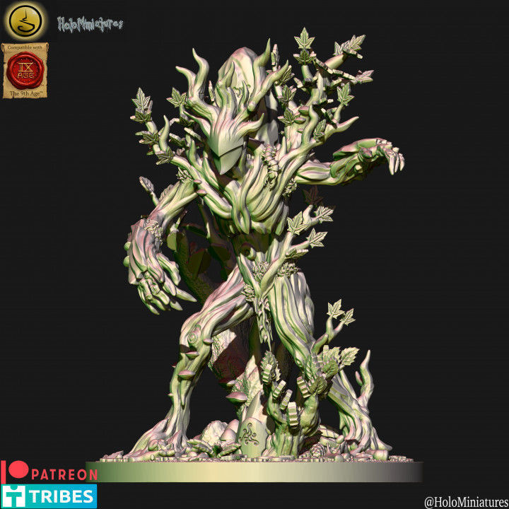 wood elf treekin 3D print model_6