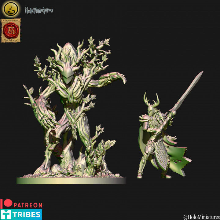 wood elf treekin 3D print model_4