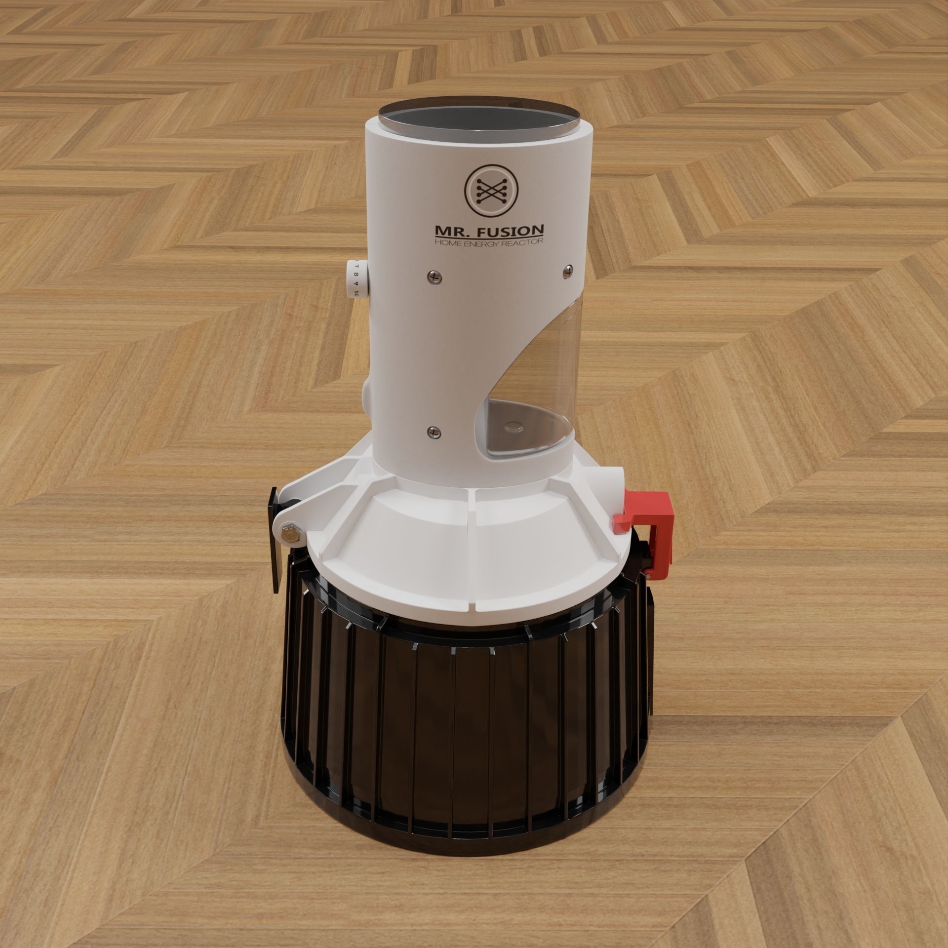 Mr Fusion - Back to the Future 3D model_4