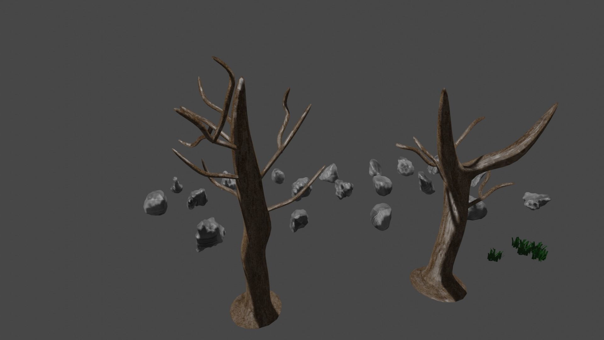 Small Nature Model Pack Low-poly 3D model_2