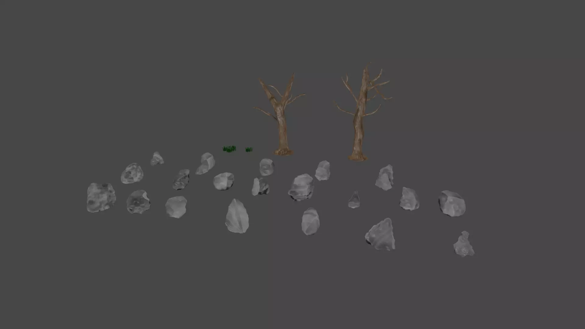 Small Nature Model Pack Low-poly 3D model_0