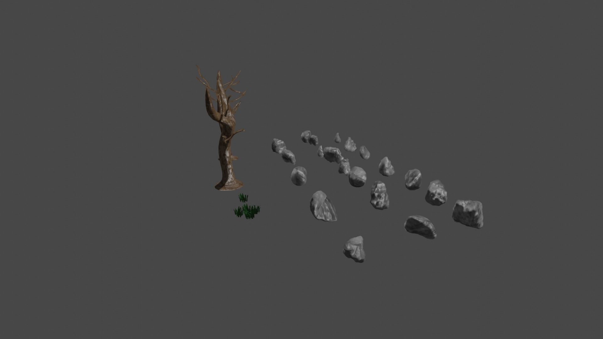 Small Nature Model Pack Low-poly 3D model_5