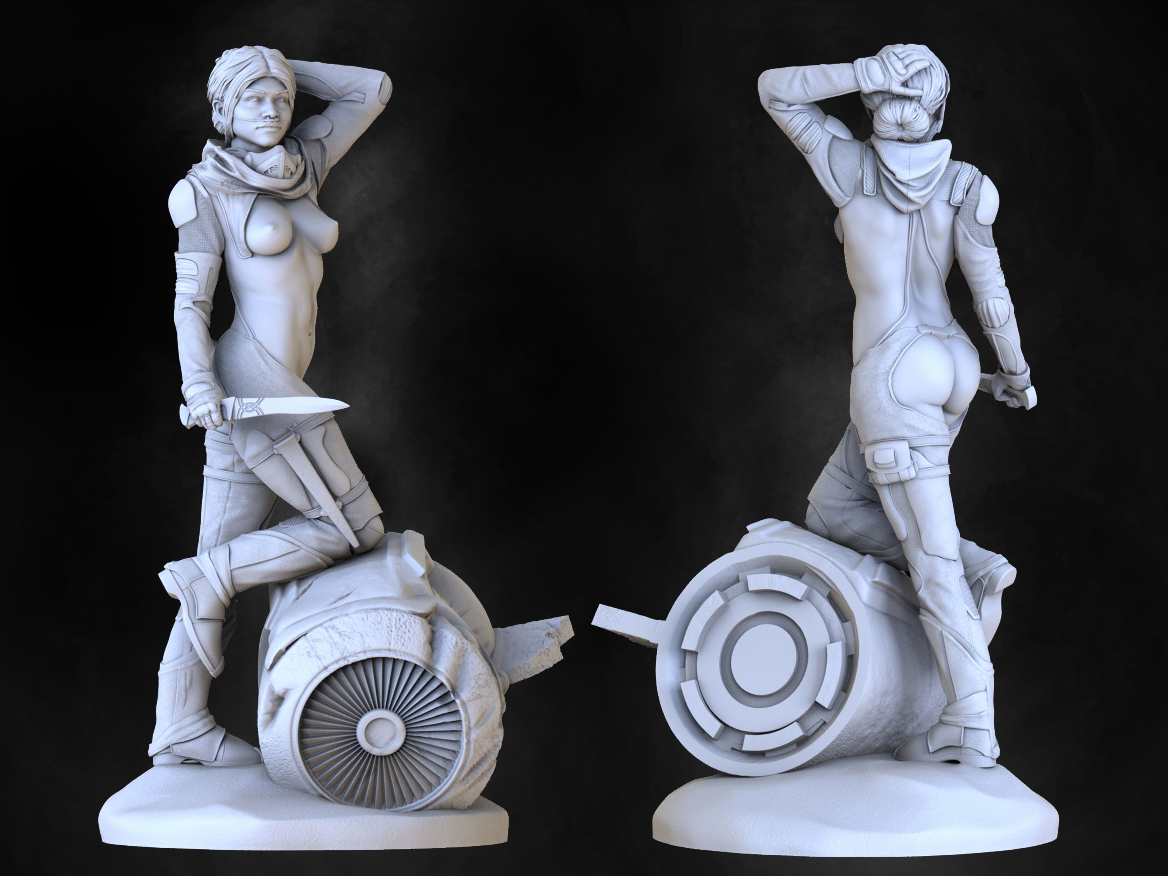 Chani Dune 3D print model_5