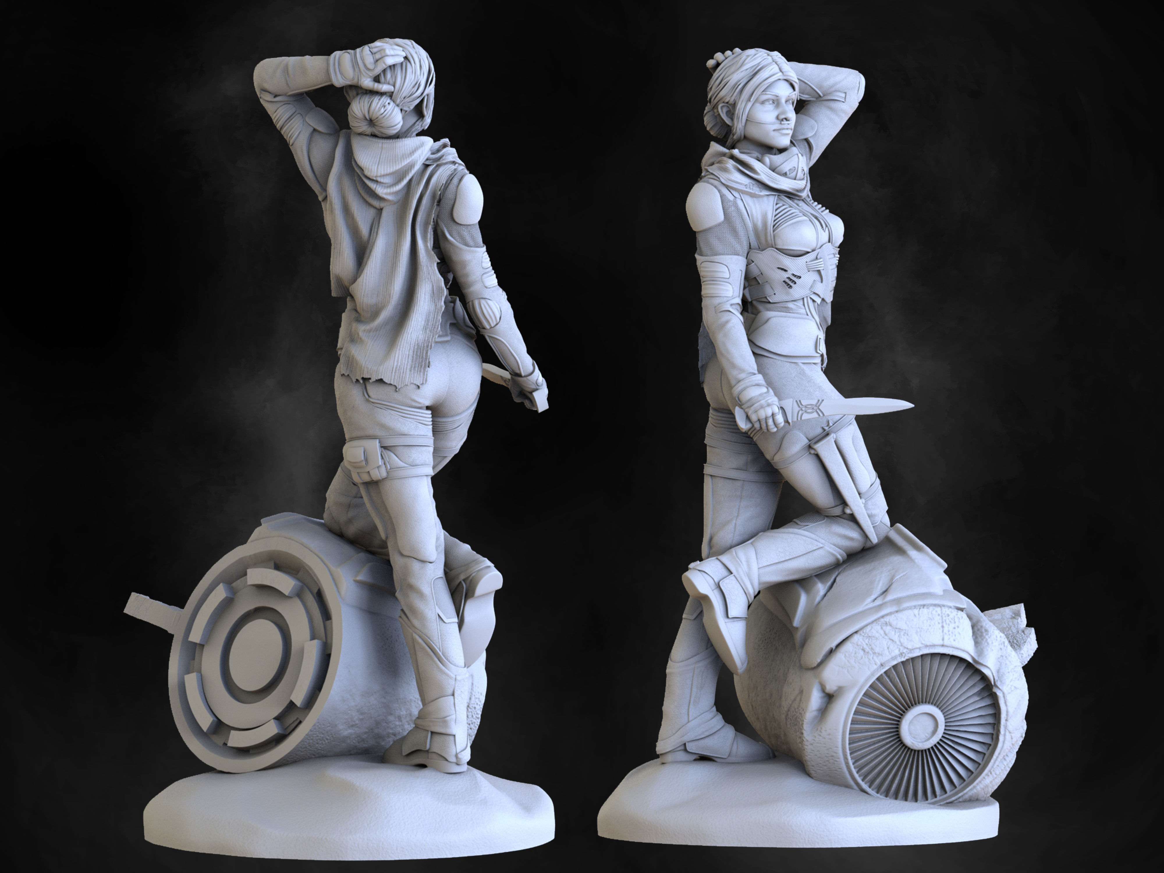 Chani Dune 3D print model_1