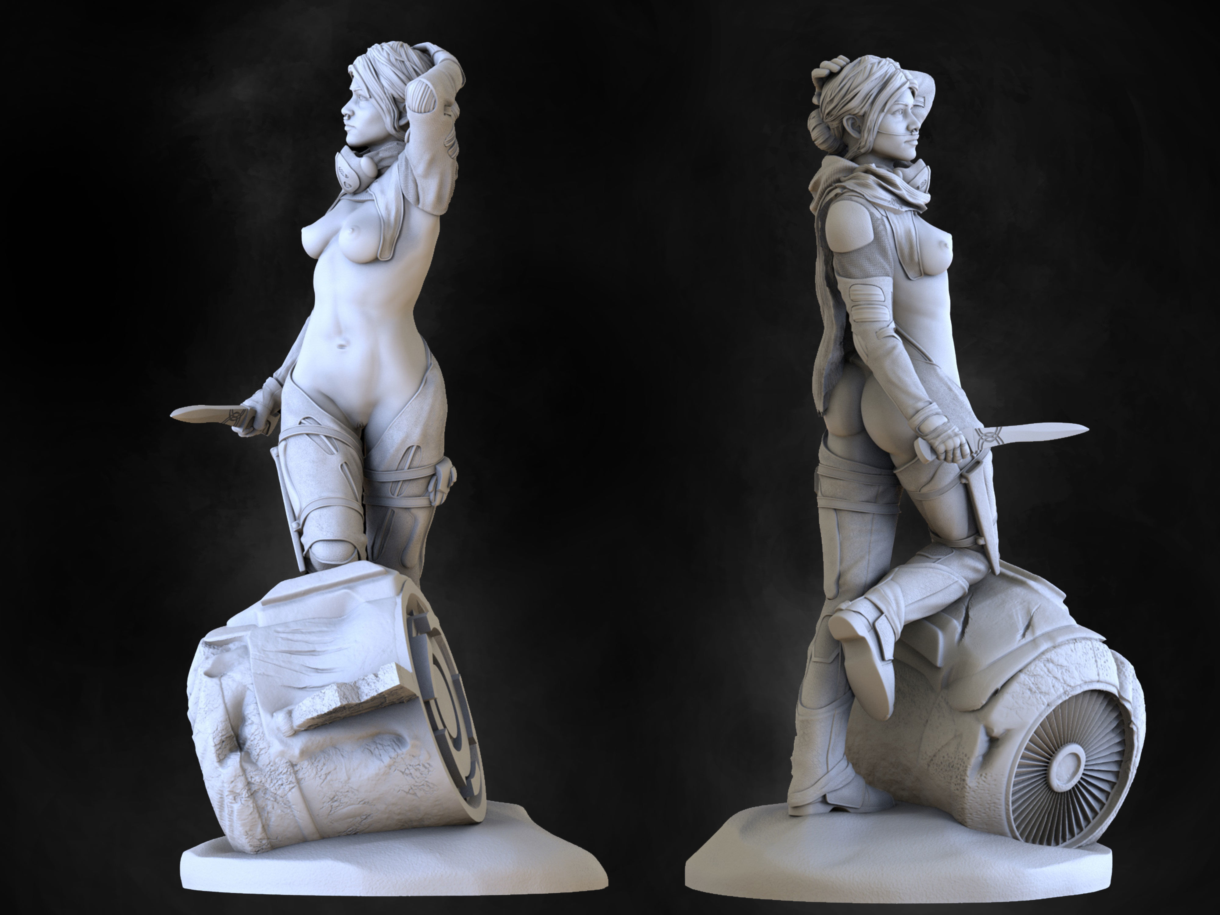 Chani Dune 3D print model_4
