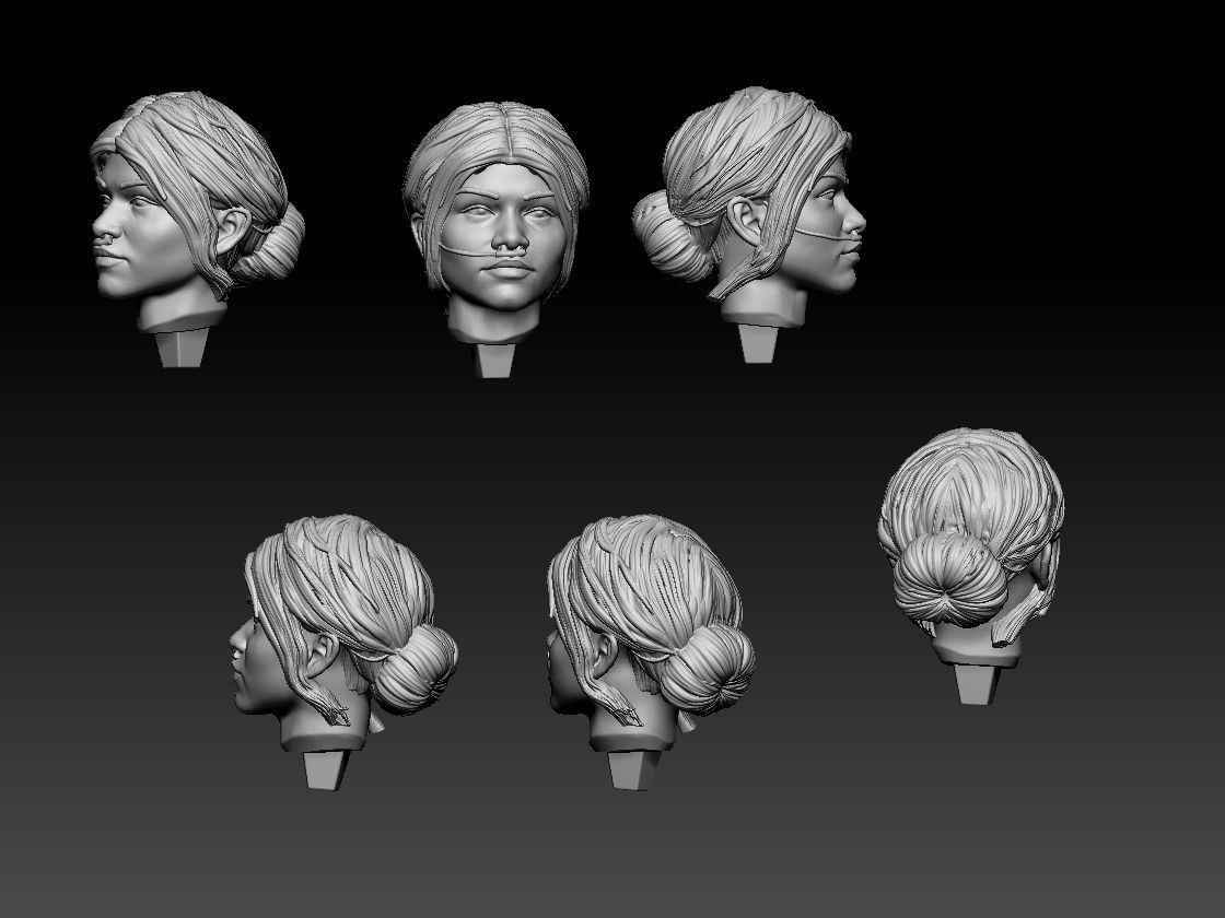 Chani Dune 3D print model_8