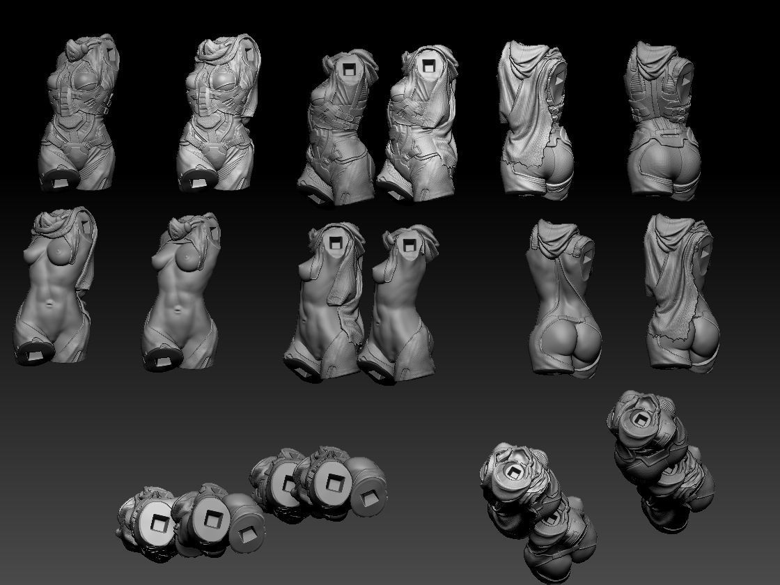 Chani Dune 3D print model_7