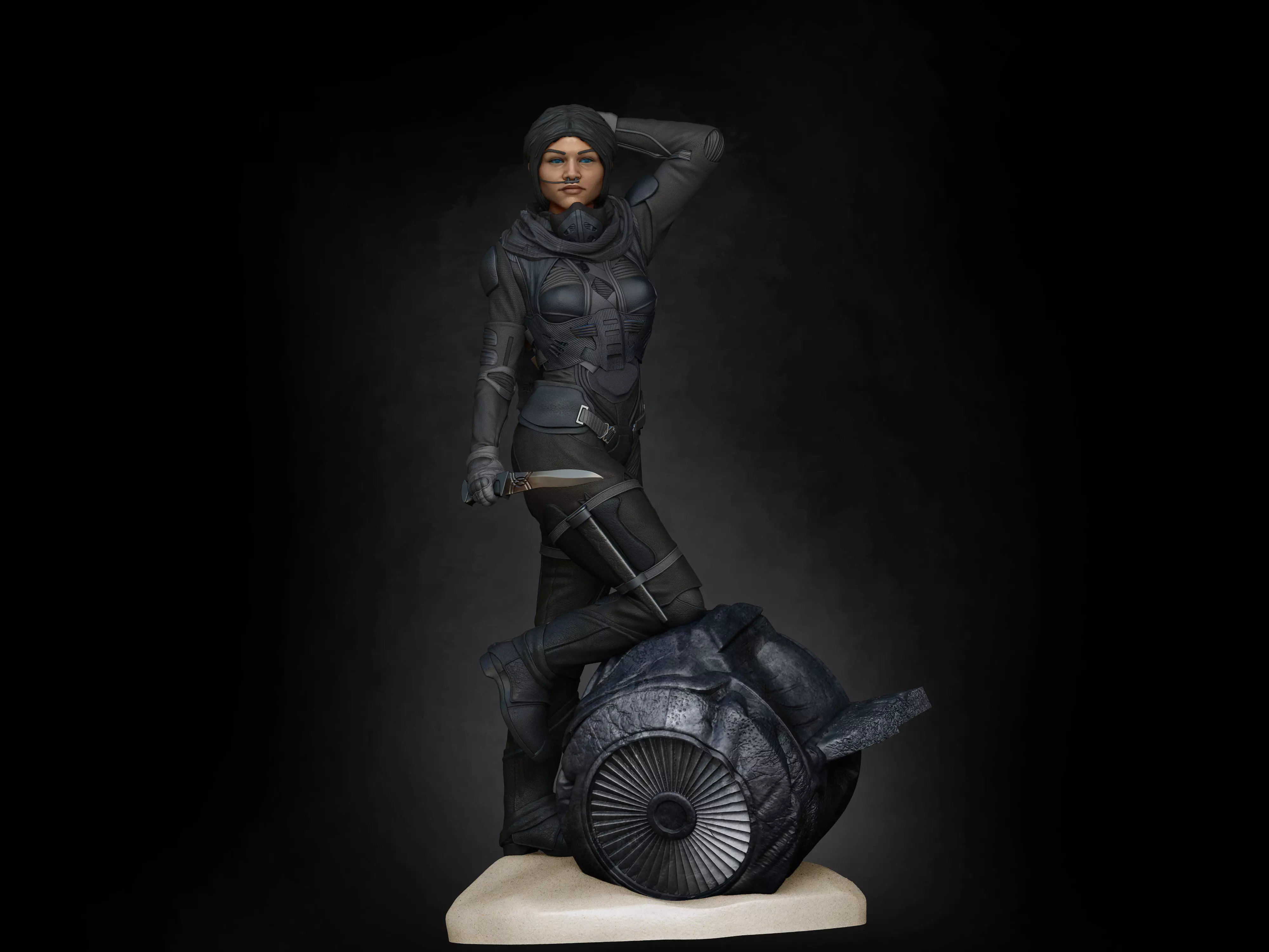 Chani Dune 3D print model_0