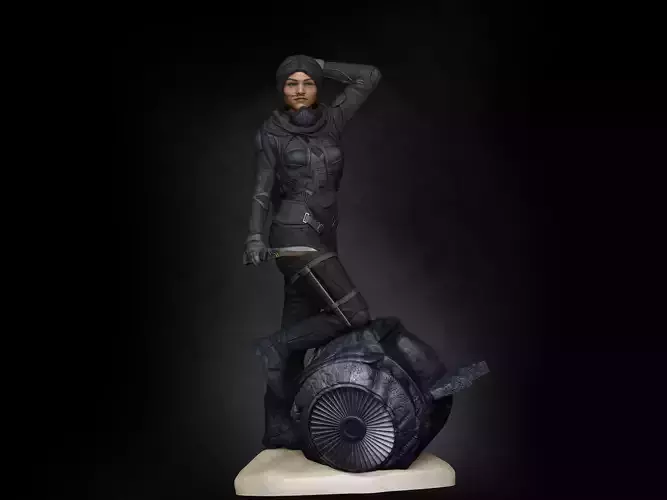 Chani Dune 3D print model