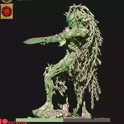 Wood elf willow treeman 3D print model