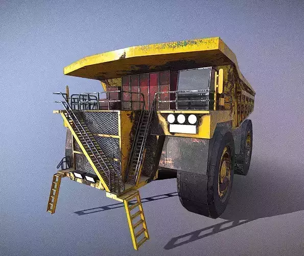 Free Old Mine Dump Truck 