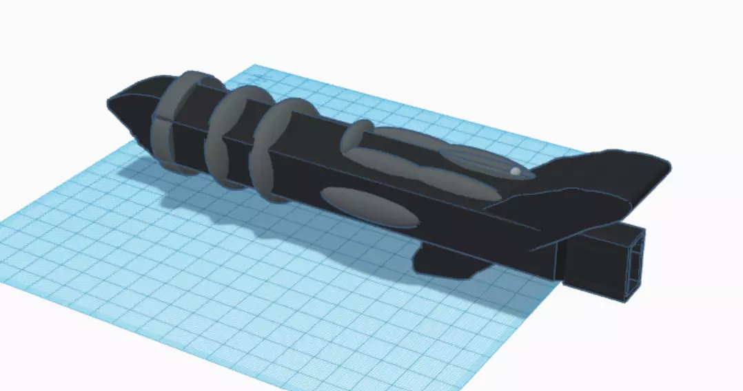 The darksaber hilt 3D print model_0