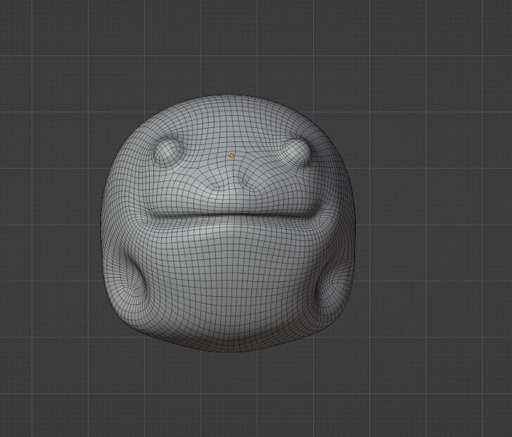 Ceramic lucky frog Free low-poly 3D model_4