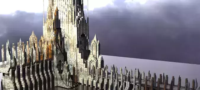 Wizards observation Dark Tower Bridges  3D model