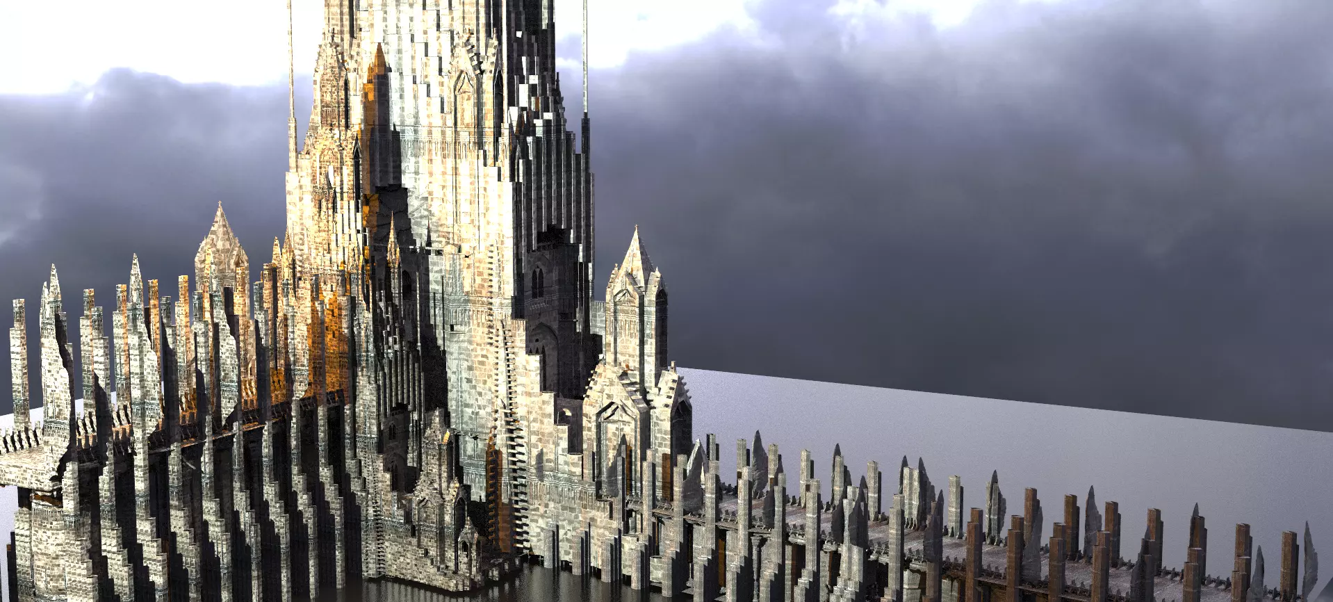 Wizards observation Dark Tower Bridges  3D model_0