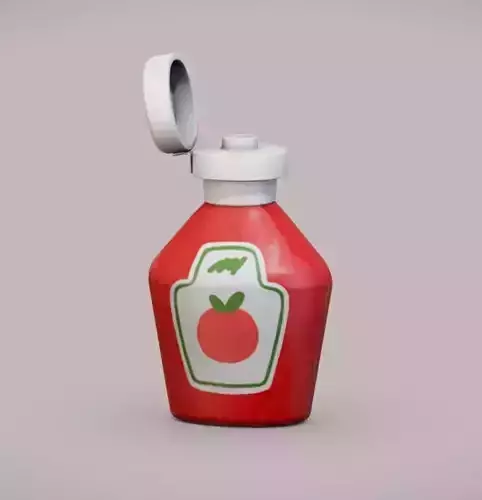 Ketchup medicine bottle