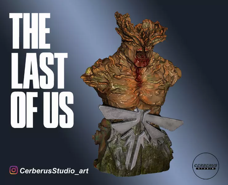 THE LAST OF US - BLOATER-BUST 3D print model