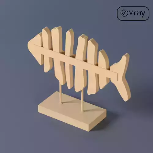 Decorative fish statue