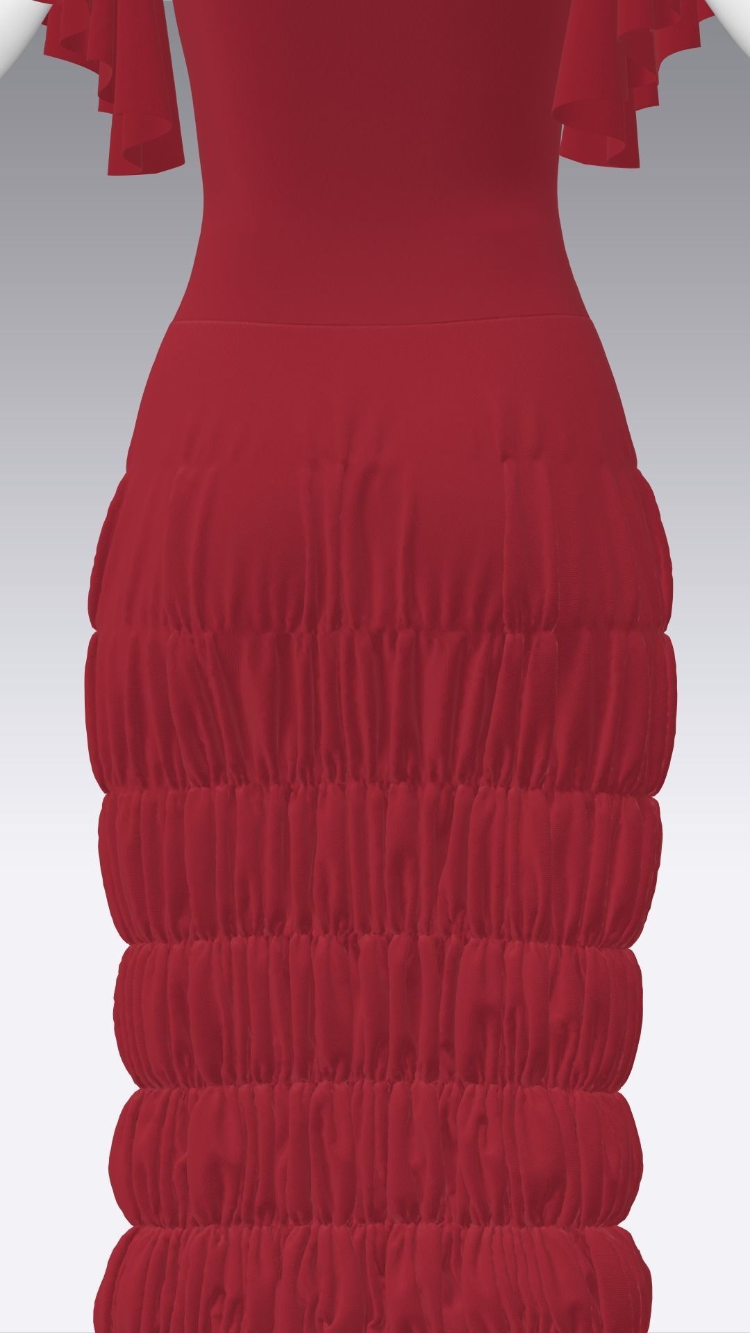 Dress Outfits MD CLO 3D ZPRJ ZPAC project files 3D model_36