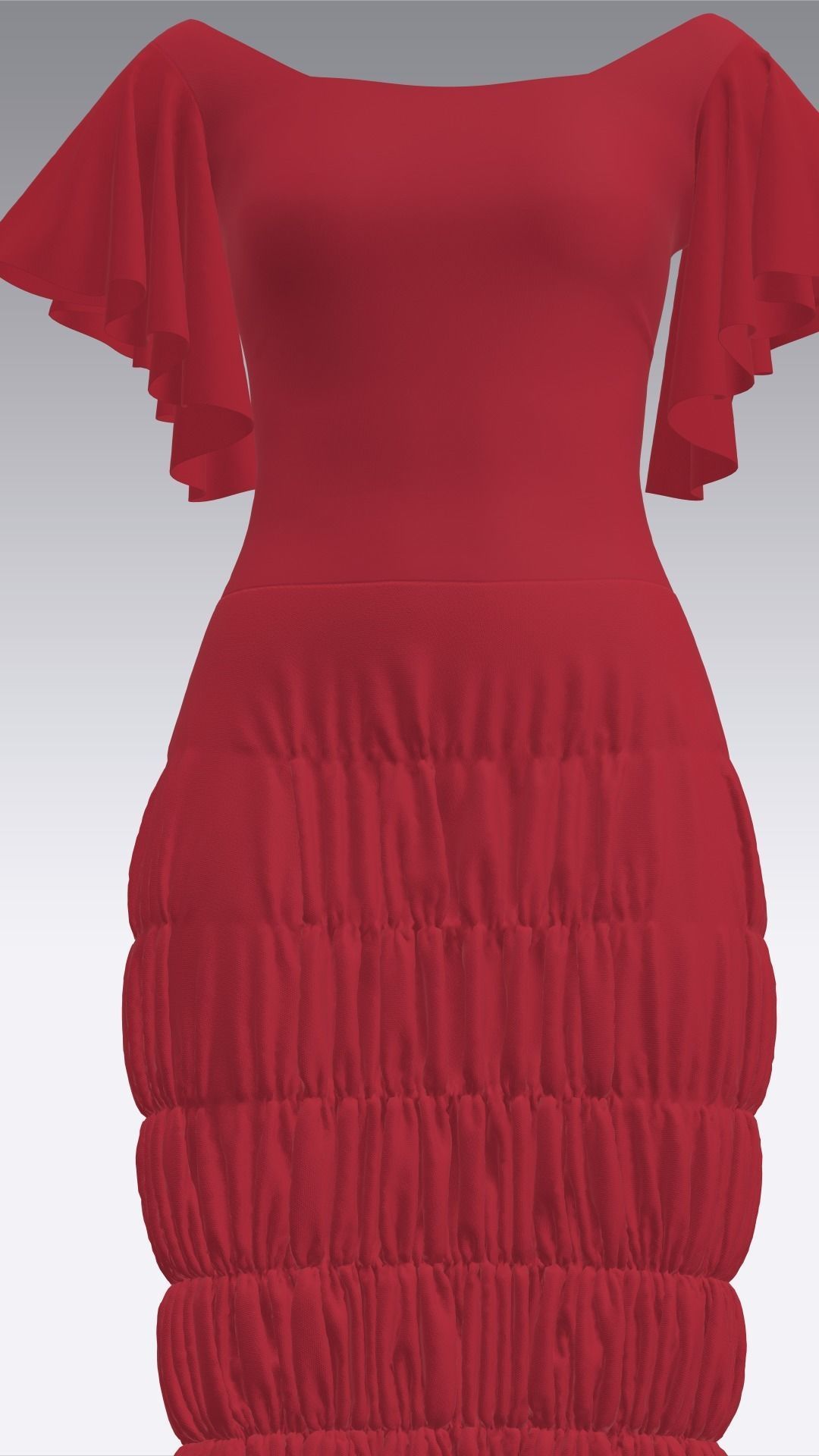 Dress Outfits MD CLO 3D ZPRJ ZPAC project files 3D model_41