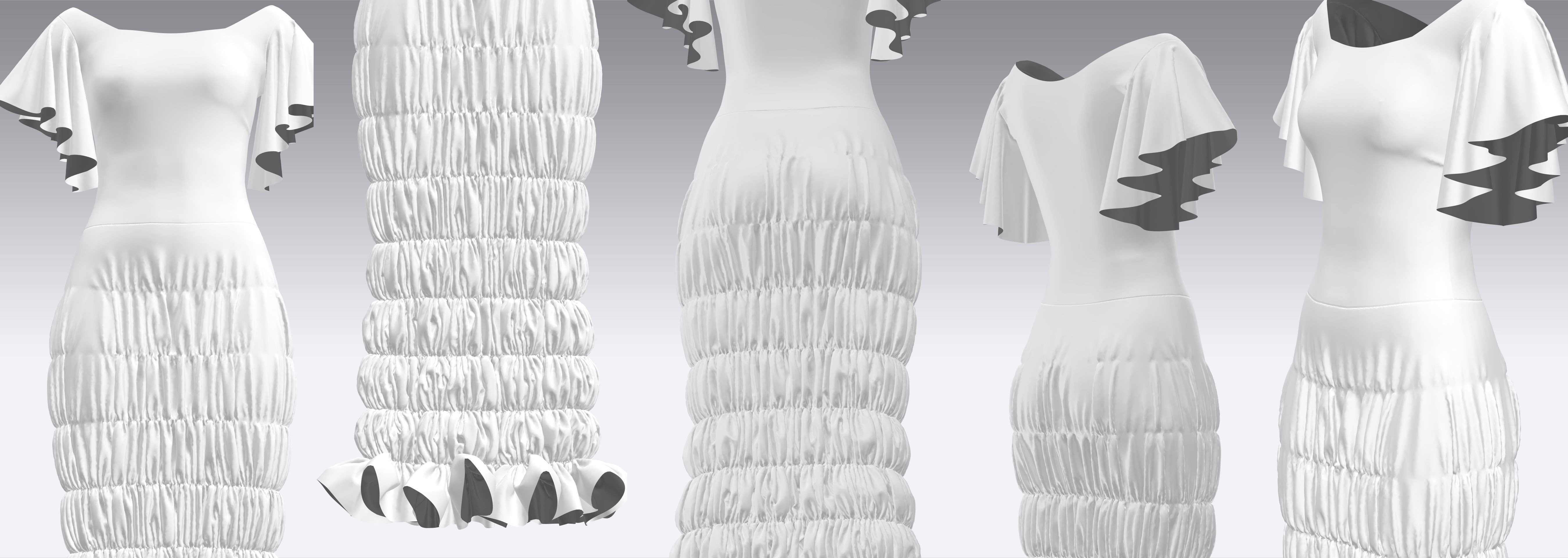 Dress Outfits MD CLO 3D ZPRJ ZPAC project files 3D model_9