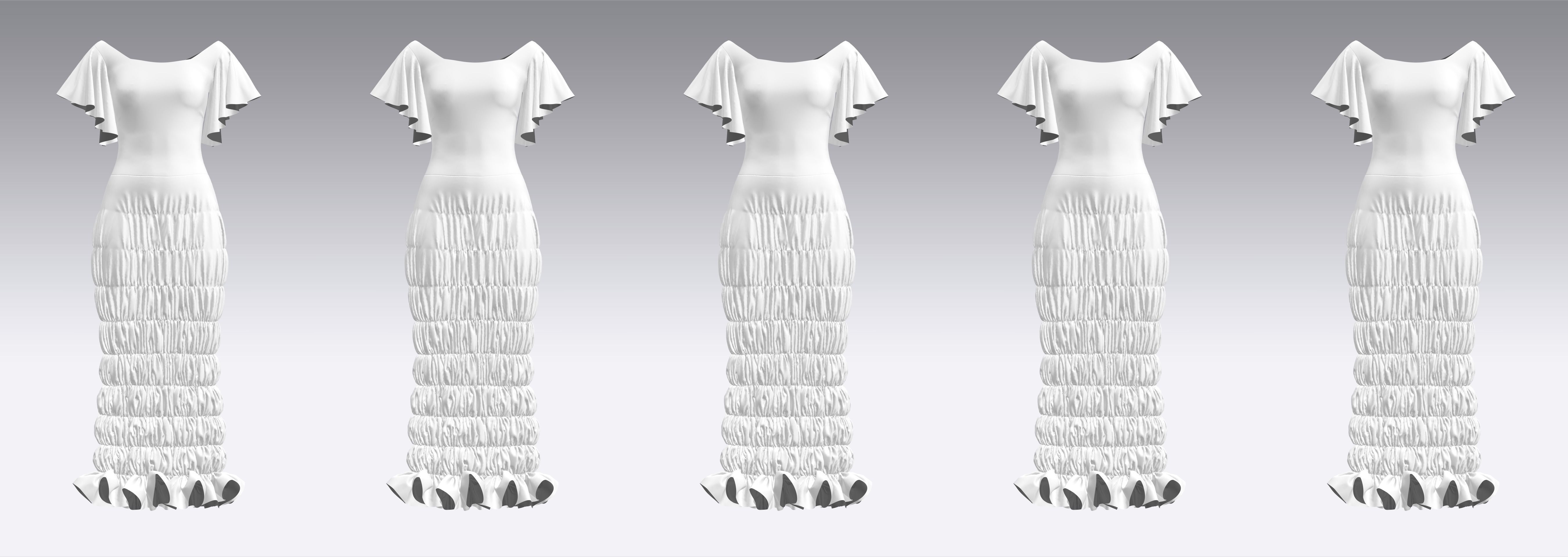 Dress Outfits MD CLO 3D ZPRJ ZPAC project files 3D model_6
