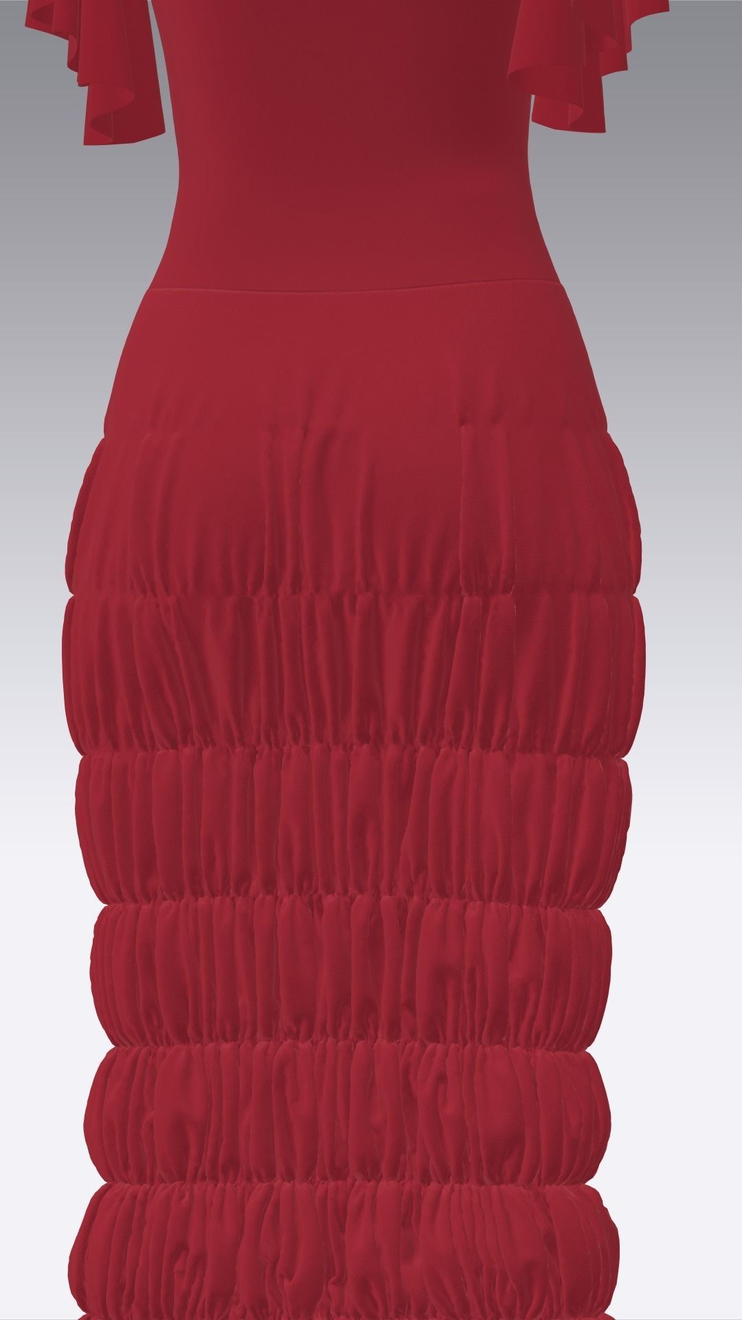 Dress Outfits MD CLO 3D ZPRJ ZPAC project files 3D model_35