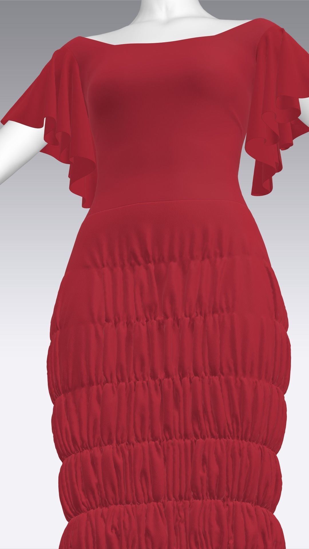 Dress Outfits MD CLO 3D ZPRJ ZPAC project files 3D model_37