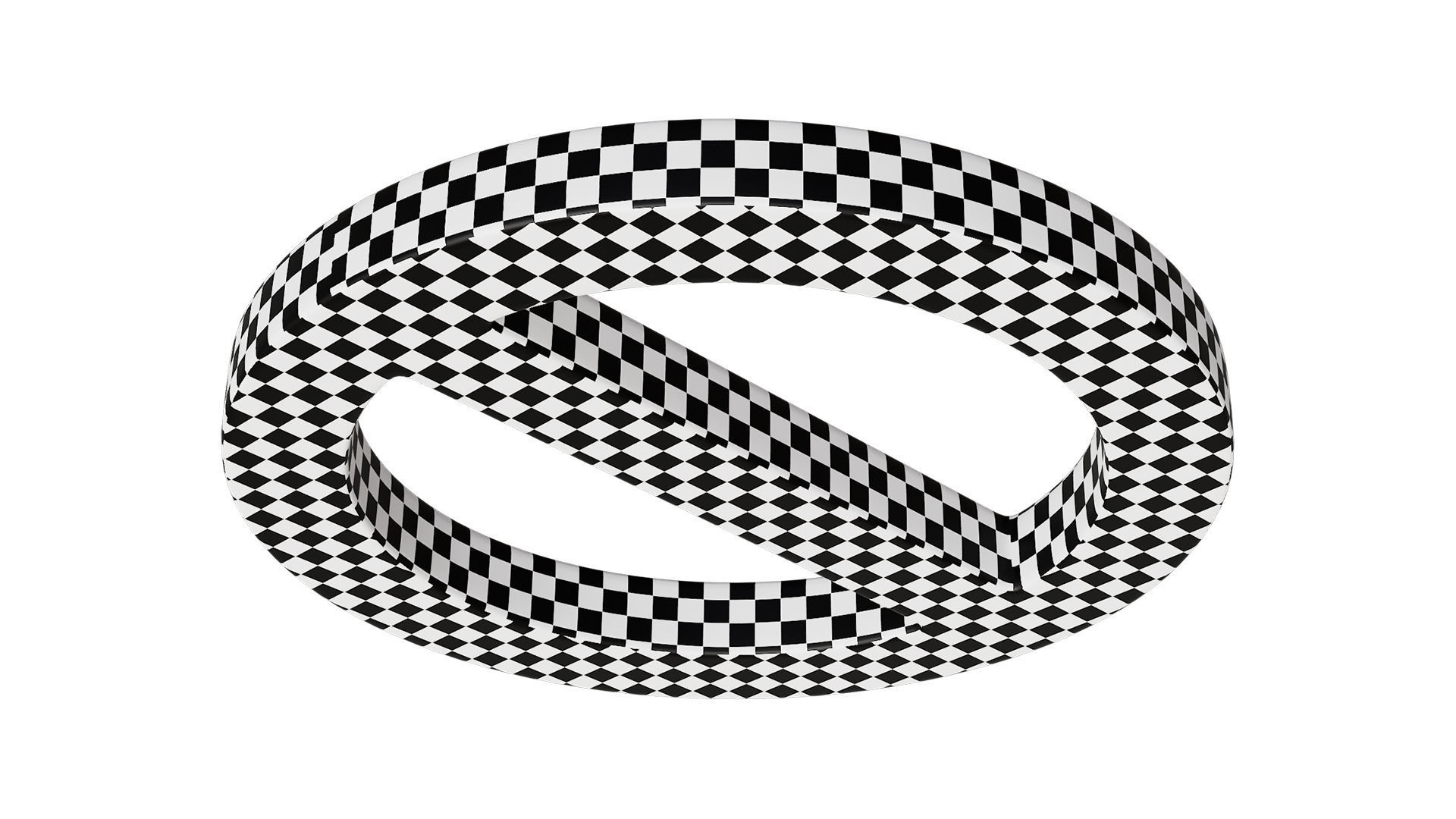 No symbol Low-poly 3D model_6