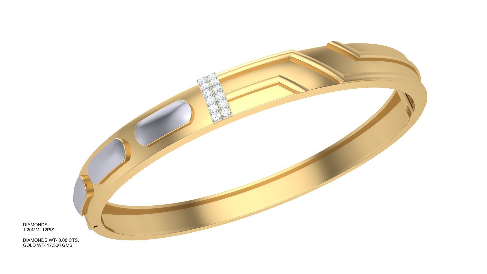 Bangles 3dm STL OBJ FBX Renders details 3D print model_1