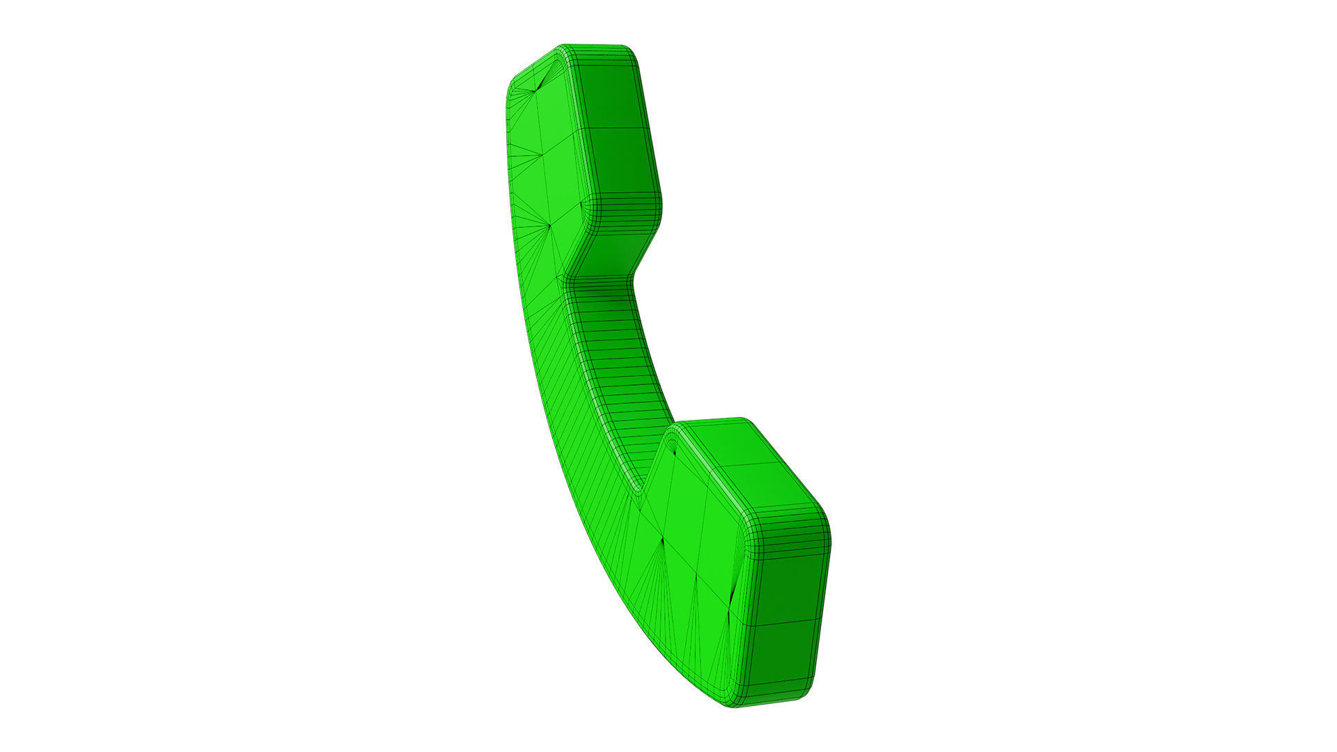 Phone icon Low-poly 3D model_7