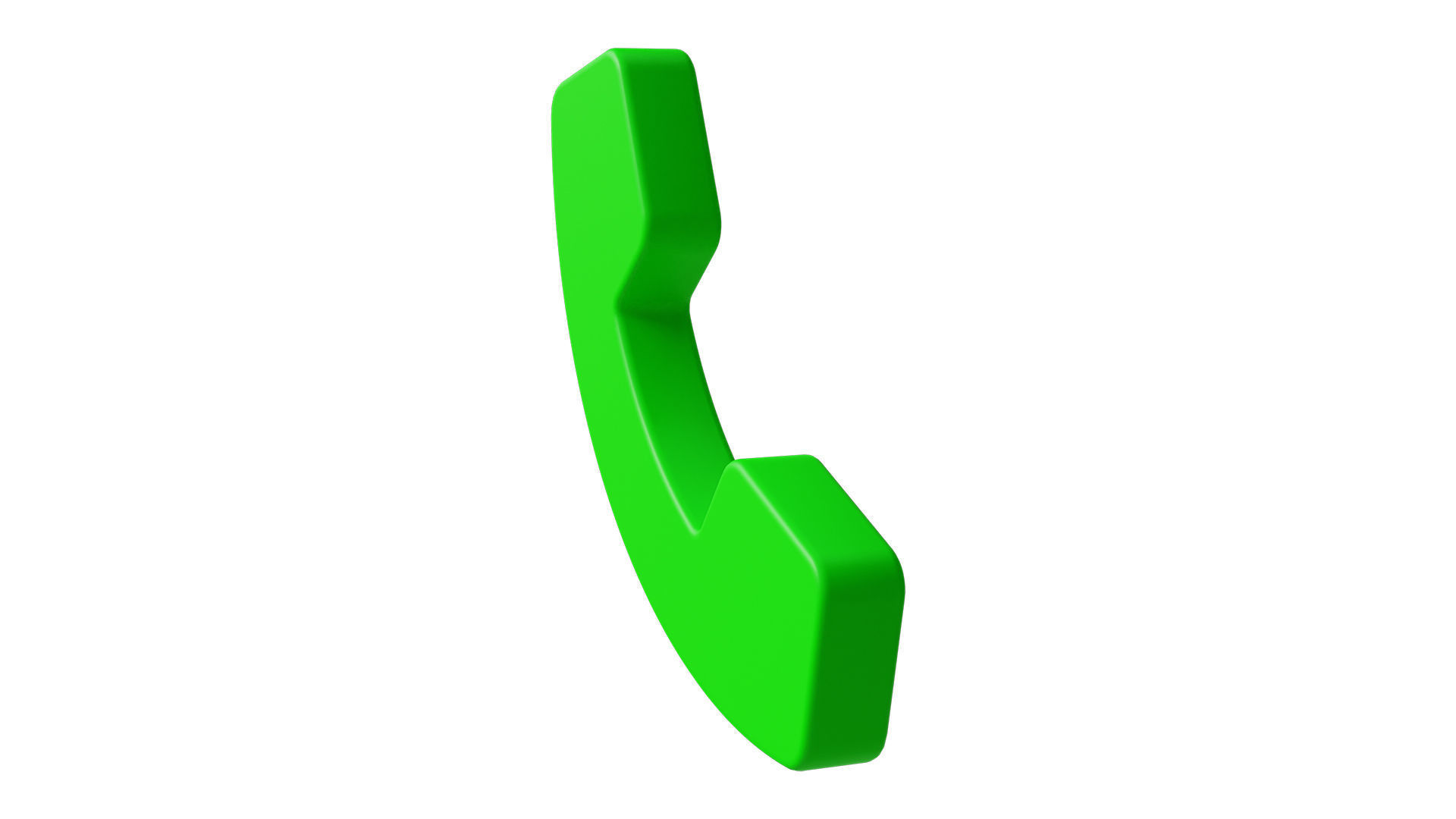Phone icon Low-poly 3D model_6