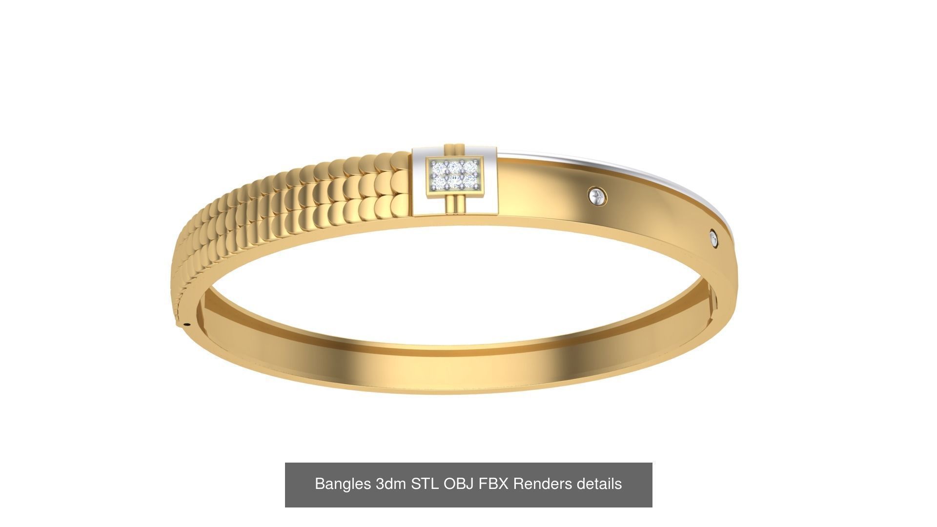 47 Bangles 3dm STL OBJ FBX Renders details Collection _24
