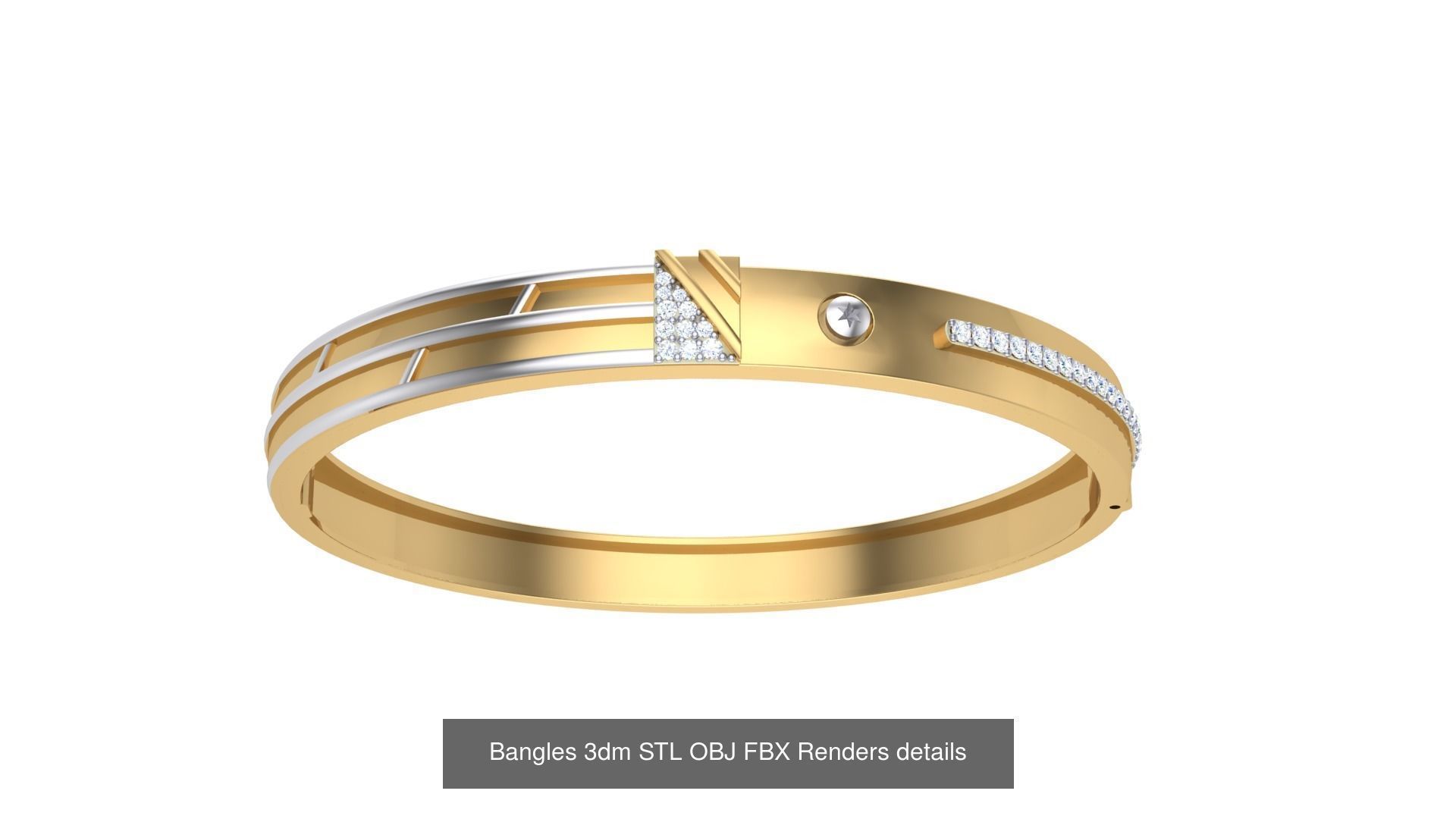 47 Bangles 3dm STL OBJ FBX Renders details Collection _23